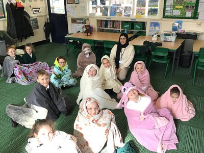 Image of Blankets & Hot Chocolate... in an English lesson?!
