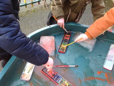 Image of EYFS Outdoor learning!