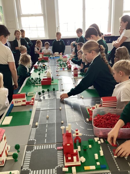 Image of EYFS and Y6 Lego builders!